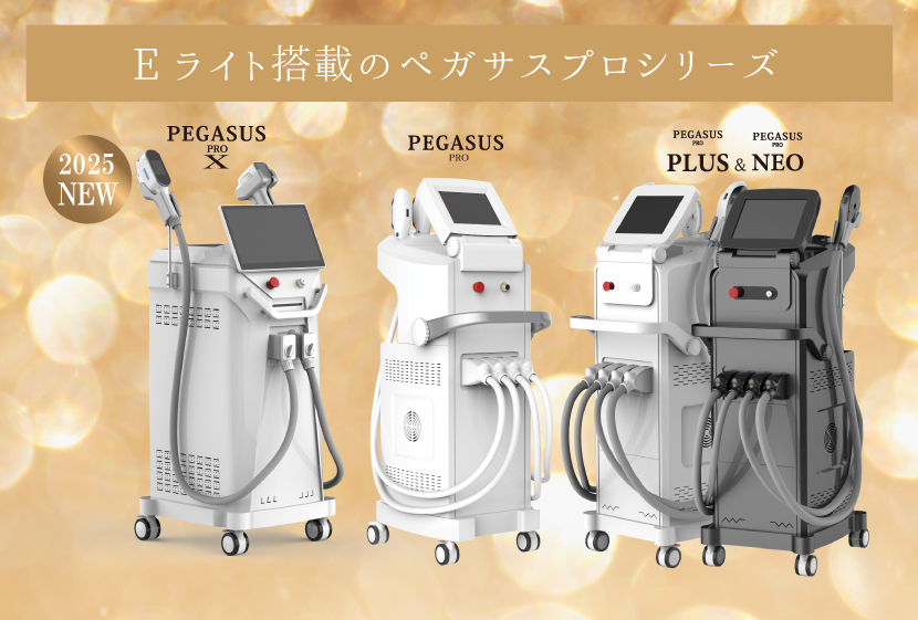 Eライト搭載のペガサスプロシリーズ